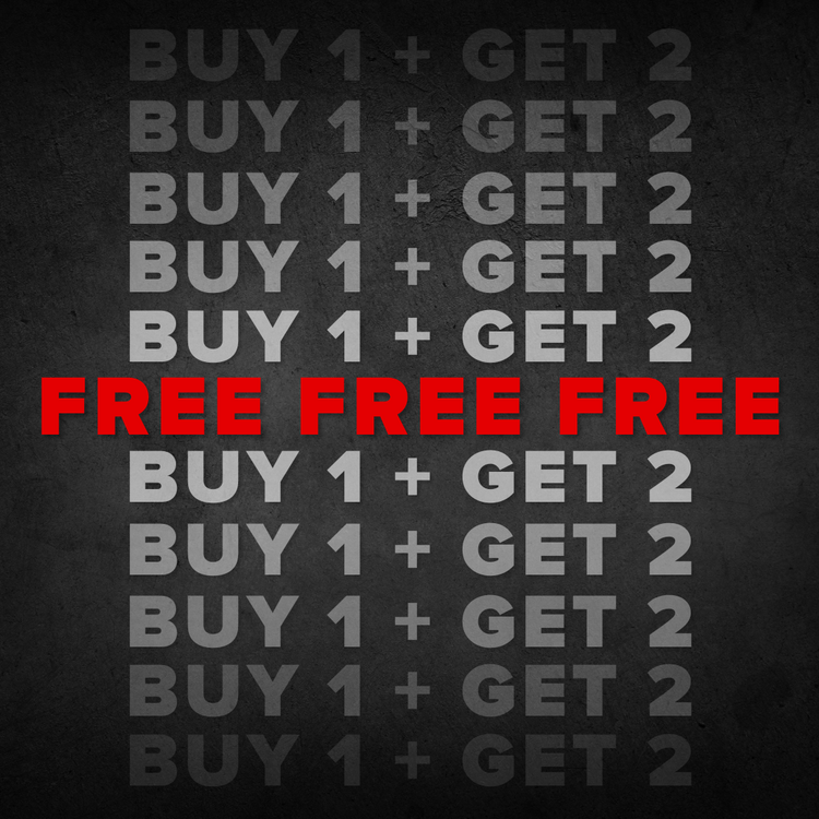 Buy 1, Get 2 FREE