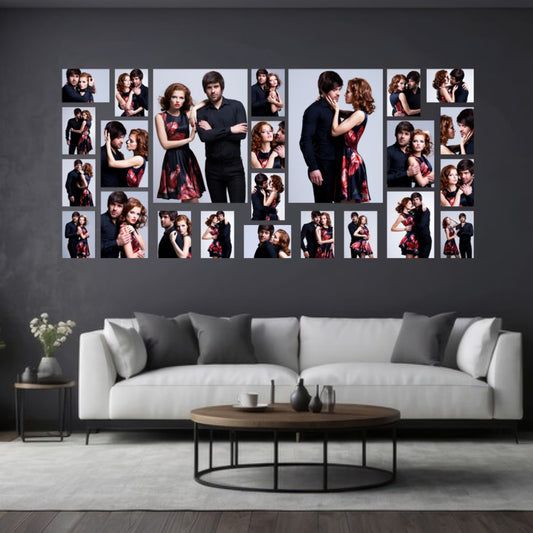 Standout 24 Piece Statement Canvas Combo on a wall