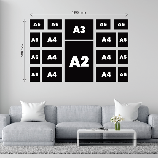 18 Piece Showcase Statement Canvas Combo