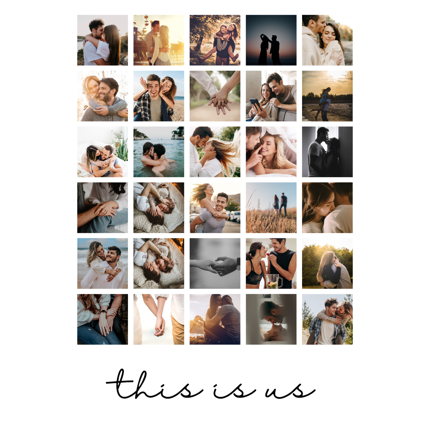 This is us Collage Canvas