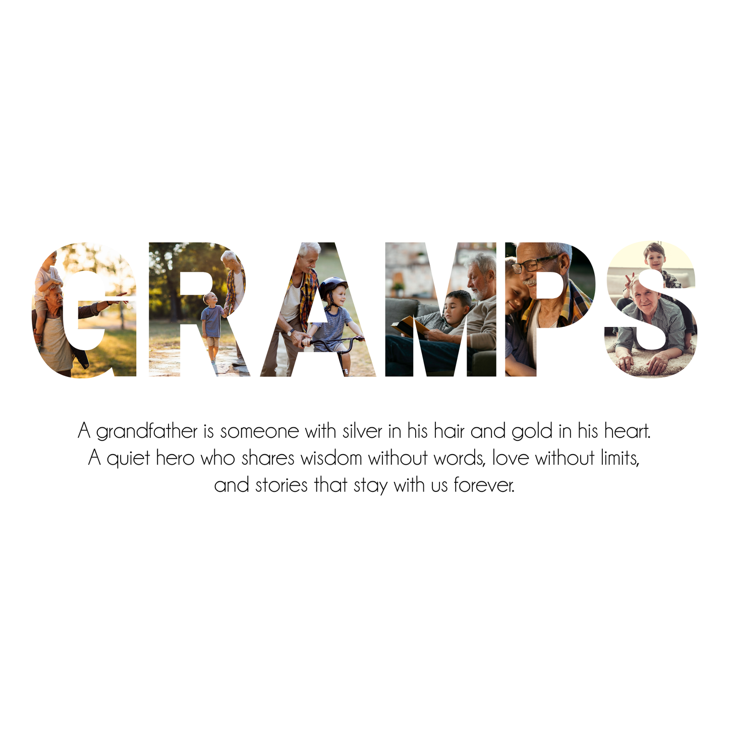 Gramps Collage Canvas