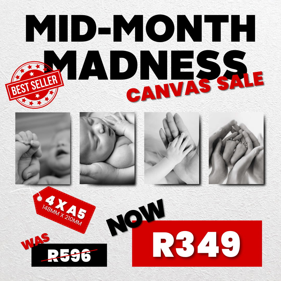 4 x A5 Canvas Mid Month Madness Deal