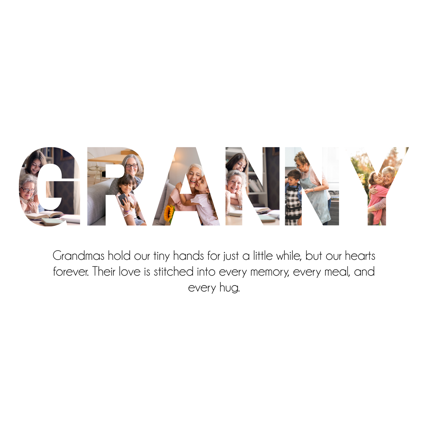 Granny Collage Canvas