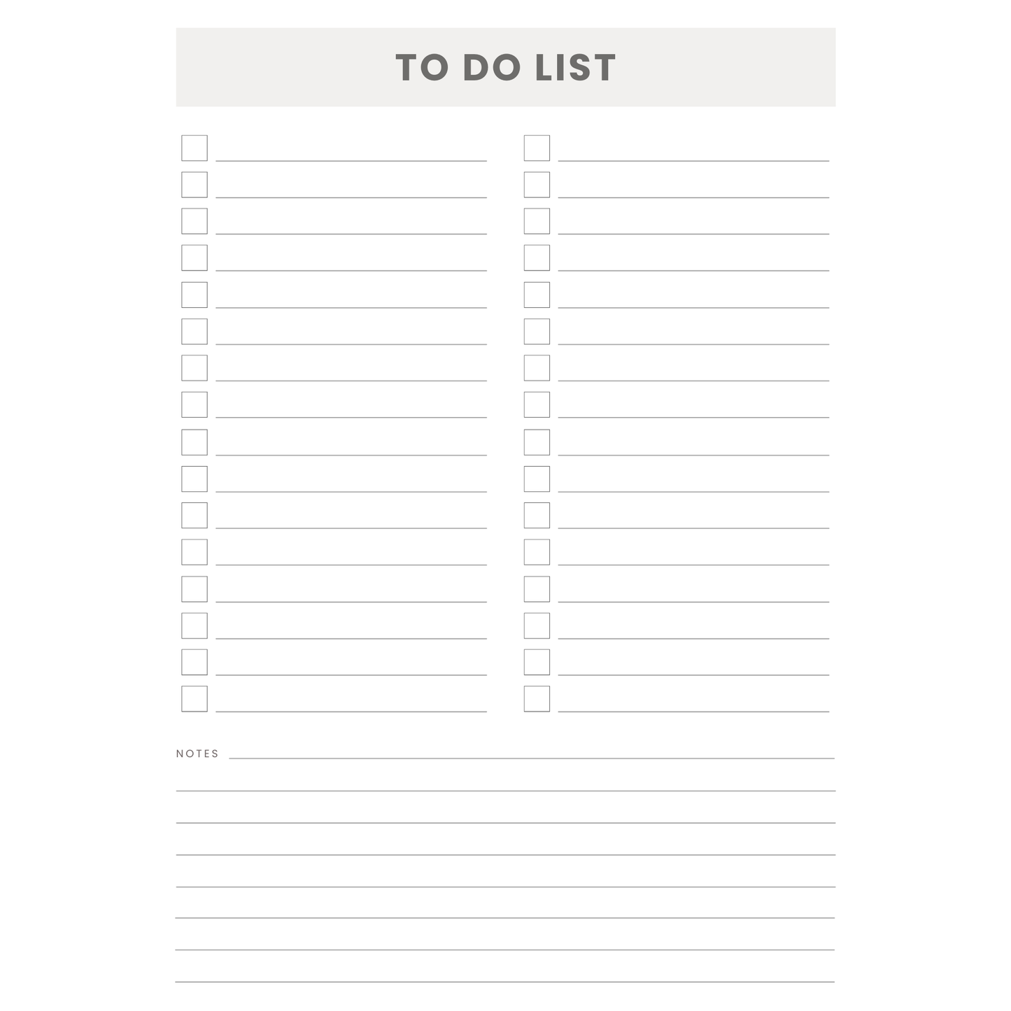 Magnetic To-Do List - A4