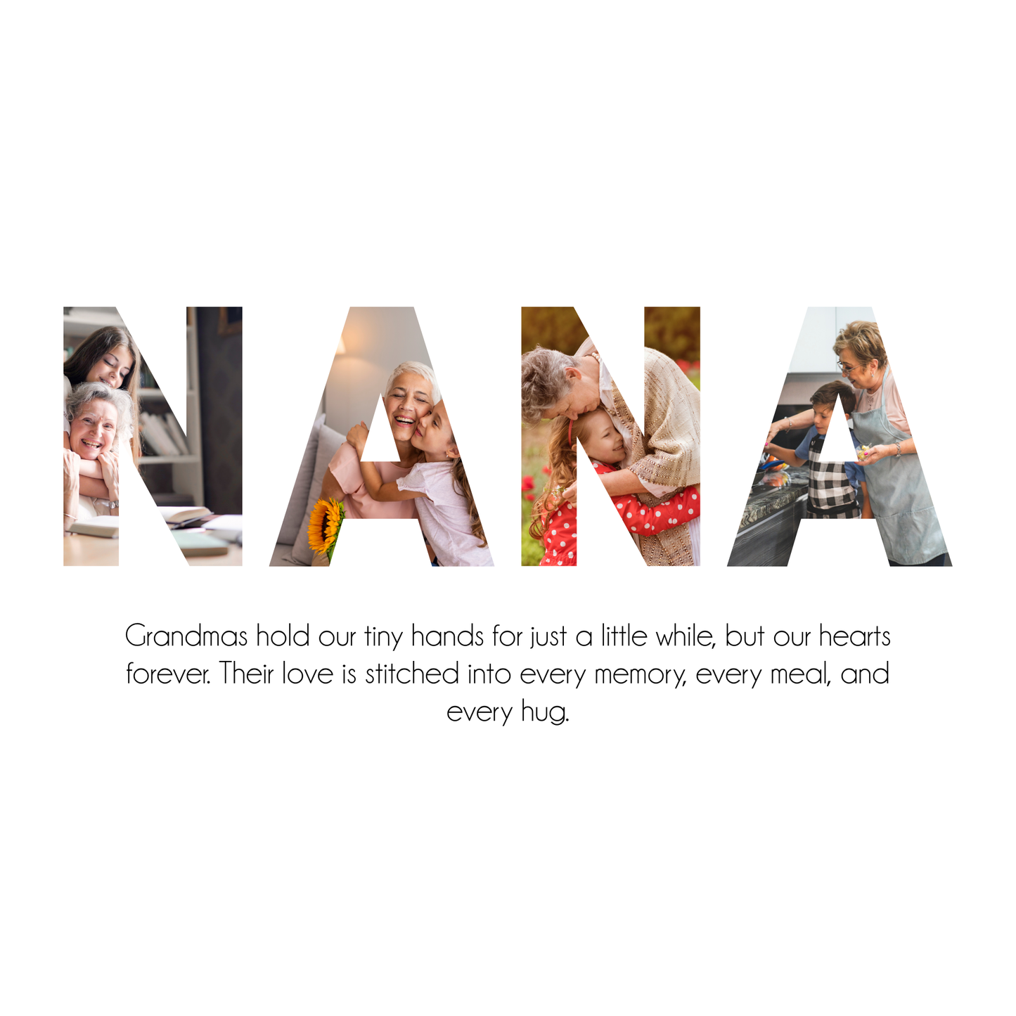 Nana Collage Canvas