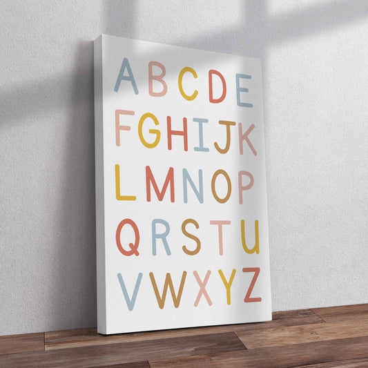Alphabet Upper Case Canvas