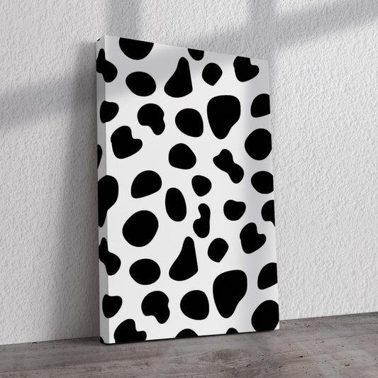 Black Spots Pre-Printed Canvas
