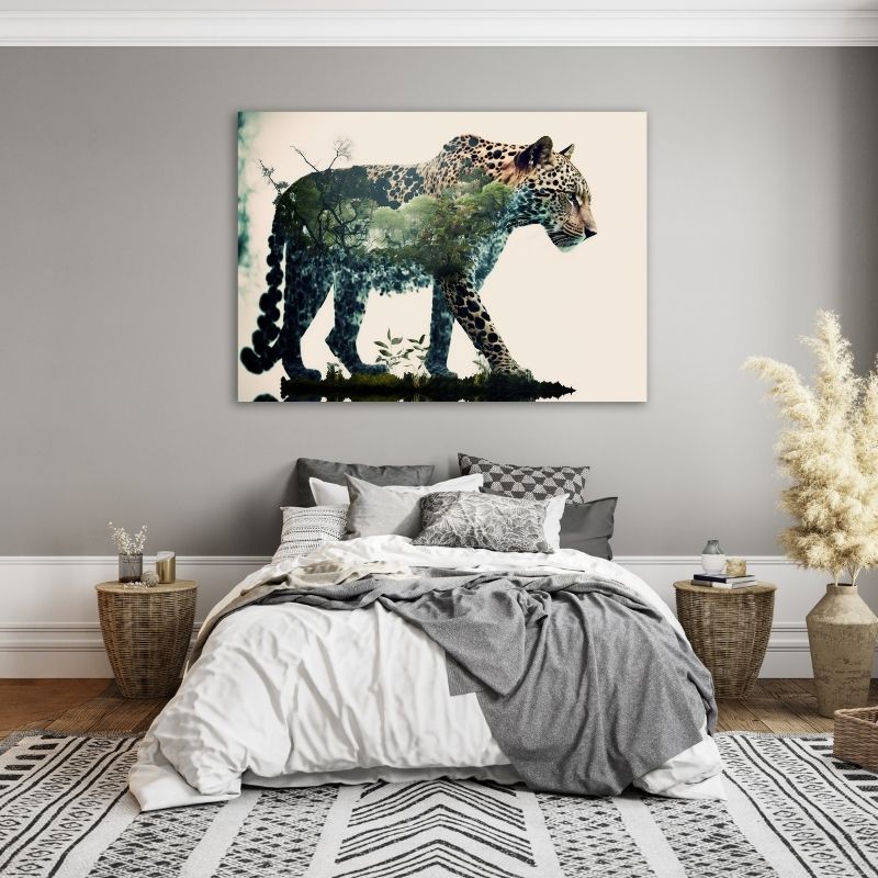 Leopard Art Pre-Printed Canvas