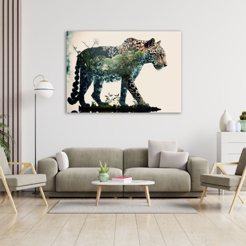 Leopard Art Pre-Printed Canvas