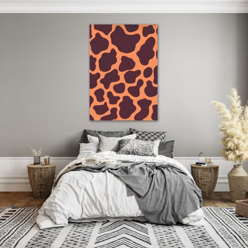 Giraffe Pattern Pre-Printed Canvas