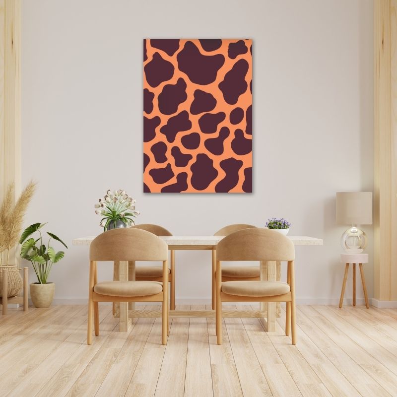 Giraffe Pattern Pre-Printed Canvas
