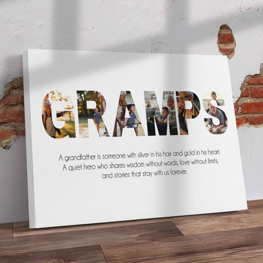 Gramps Collage Canvas