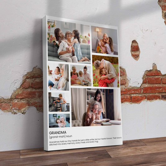 Grandmah Collage Canvas