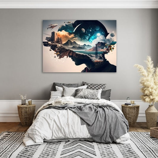 Inside Your Head Pre-Printed Canvas