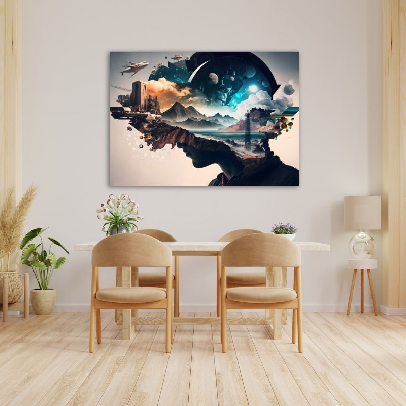 Inside Your Head Pre-Printed Canvas