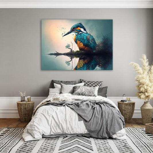 King Fisher Pre-Printed Canvas
