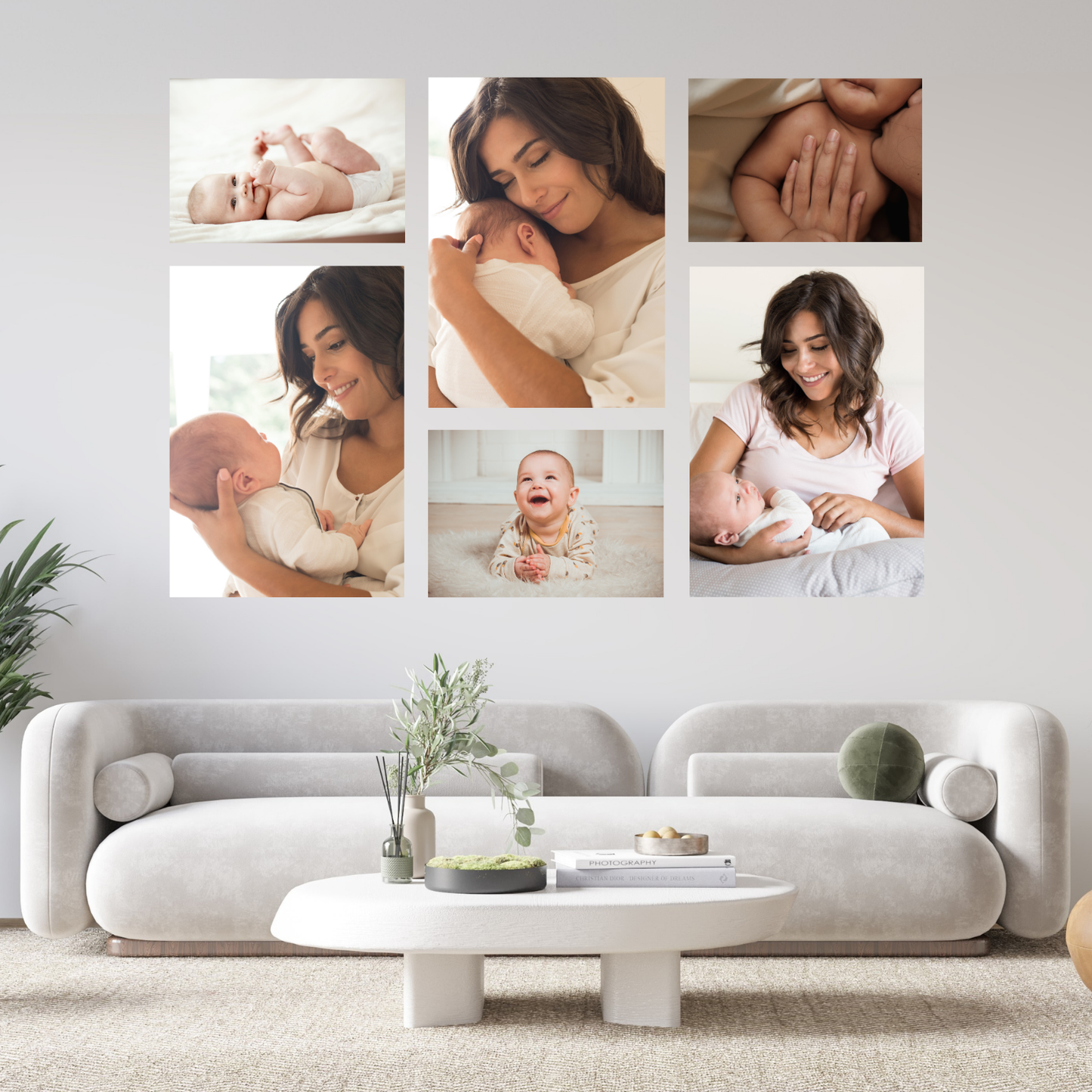 Large 6 Piece Puzzle Canvas Combo
