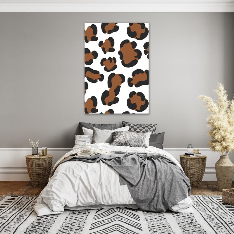 Large Leopard Spots Pre-Printed Canvas