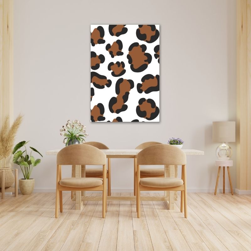Large Leopard Spots Pre-Printed Canvas