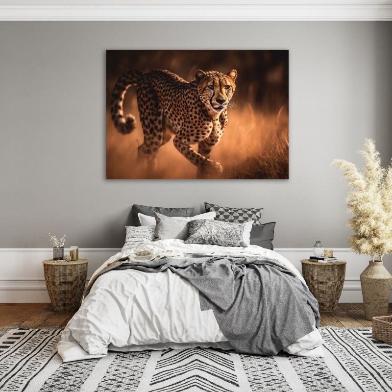 Majestic Cheetah Pre-Printed Canvas