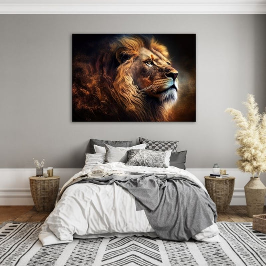 Majestic Lion Pre-Printed Canvas
