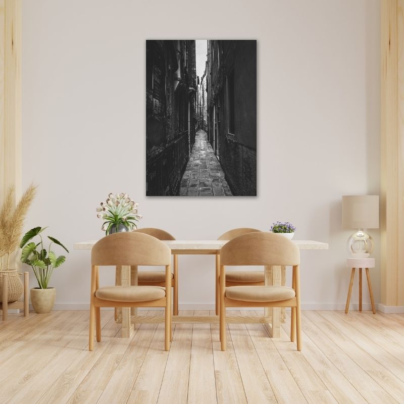 Narrow Alley Pre-Printed Canvas