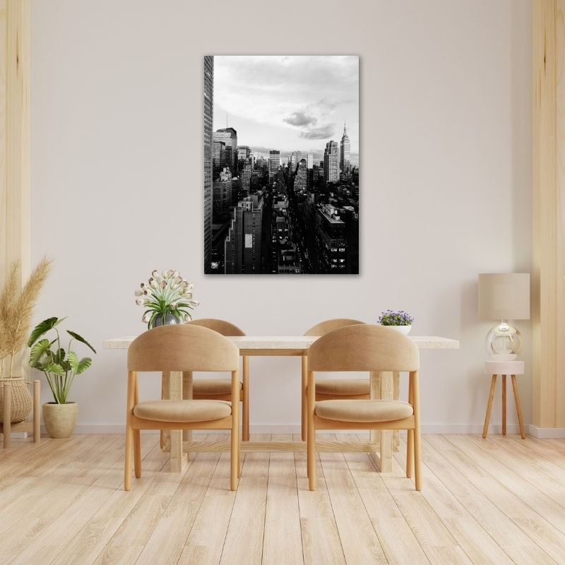 Skyline at eye level Pre-Printed Canvas