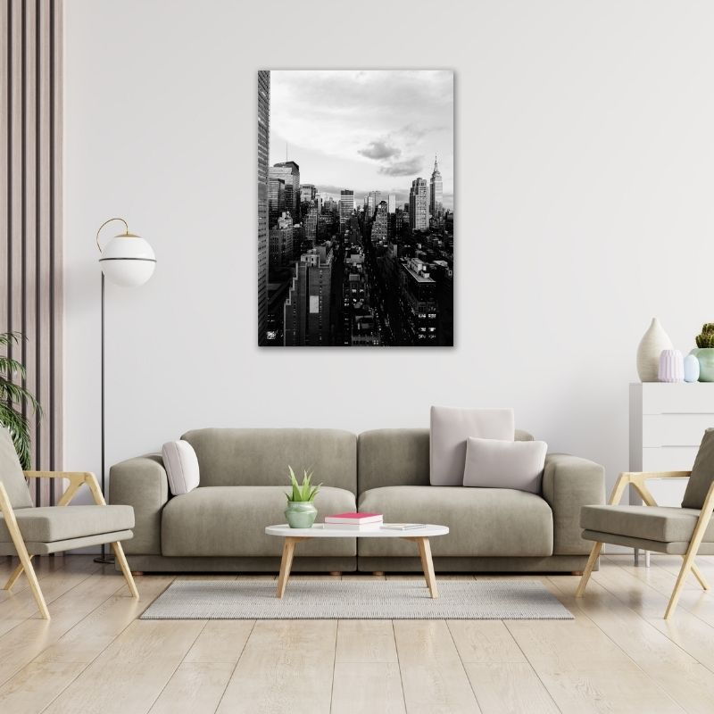 Skyline at eye level Pre-Printed Canvas