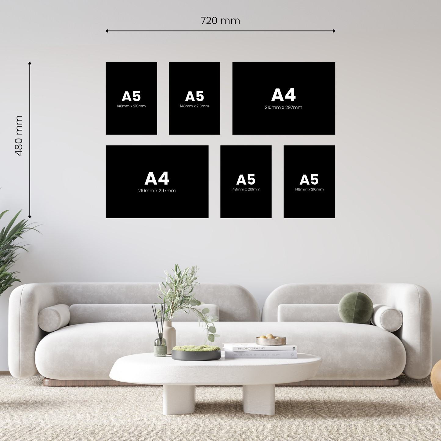 Small 6 Piece Canvas Combo