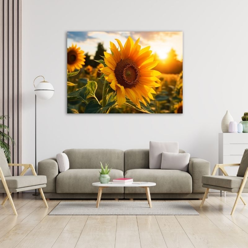 Sunflower in the Sun Pre-Printed Canvas