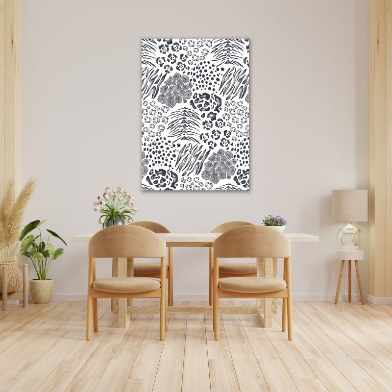 Various Animal Print Pre-Printed Canvas