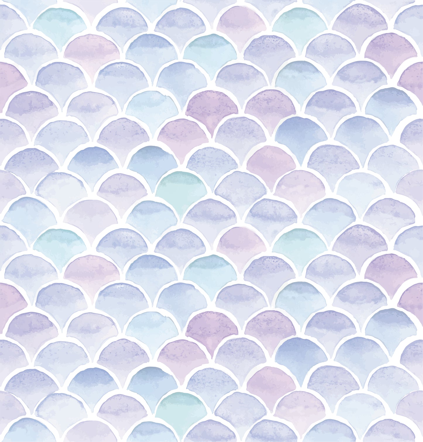 Pastel Watercolour Mermaid Wallpaper