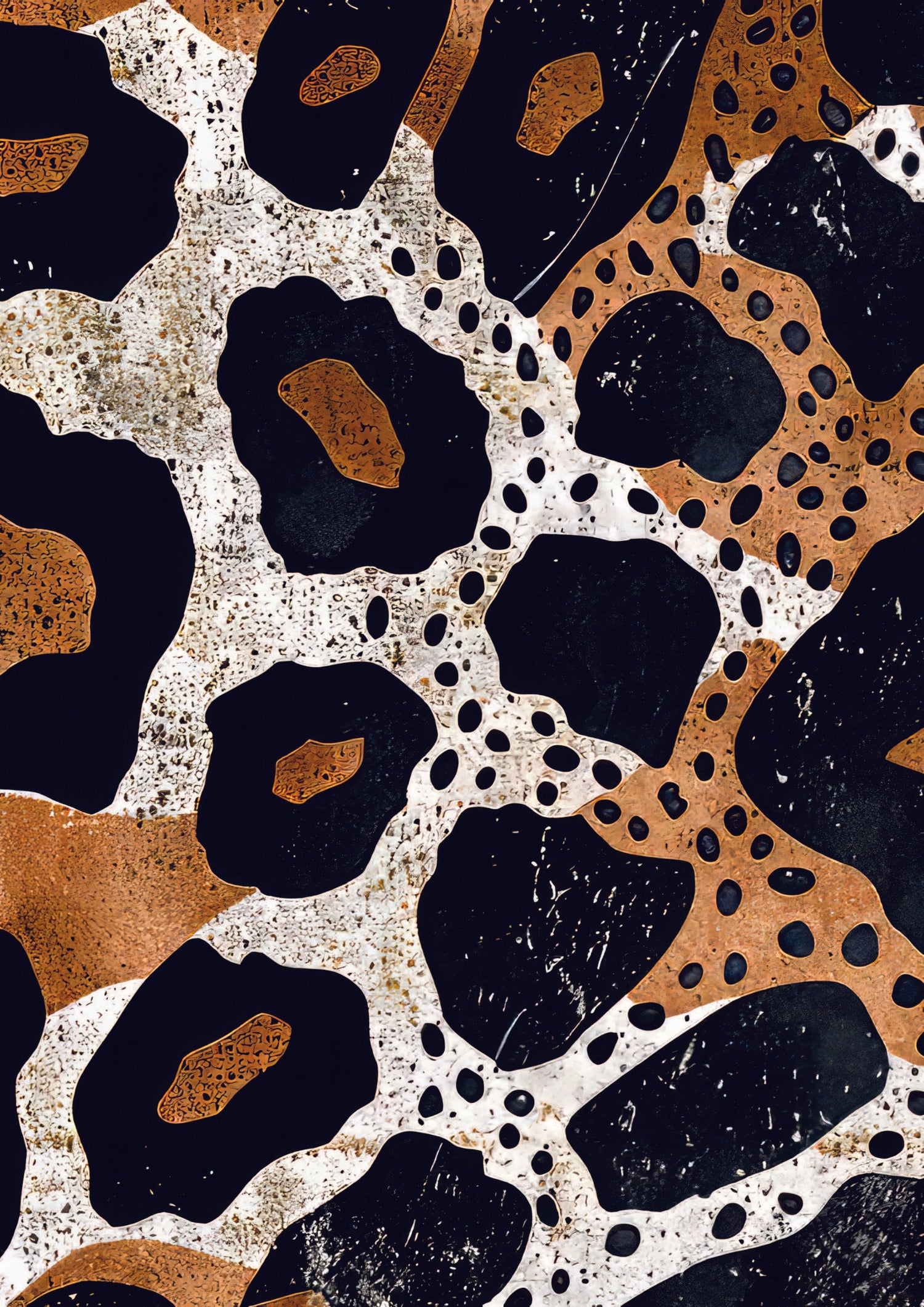 Animal Print Pre-Printed Canvas