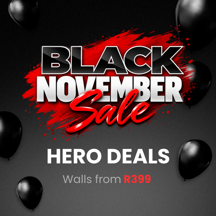 Black November hero deals - walls from R399
