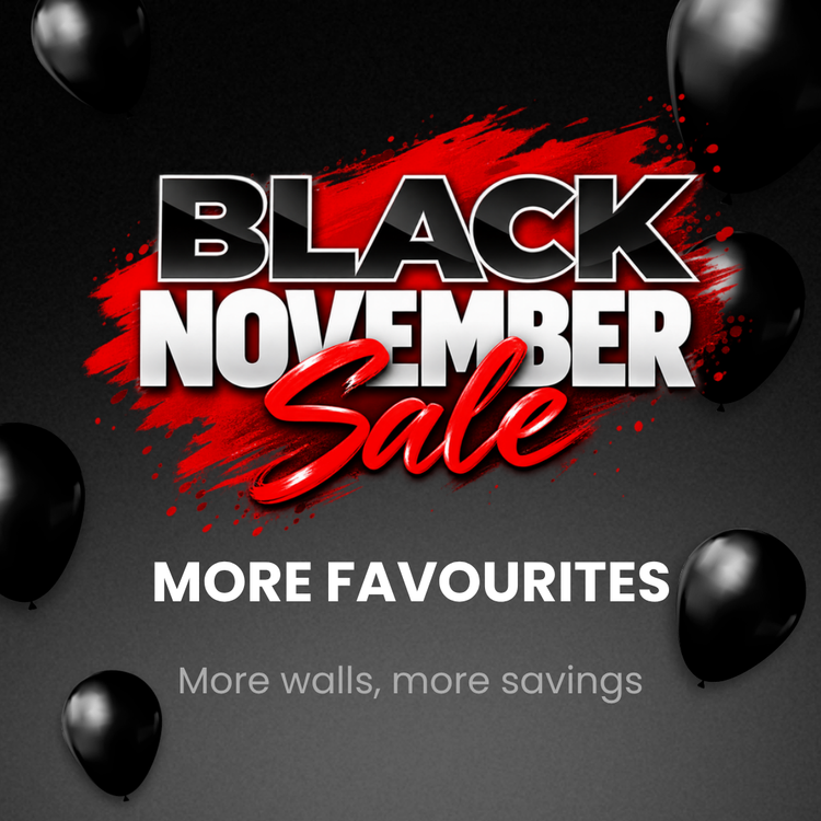 Black November more favourites - more walls, more savings