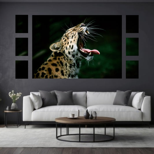 7 Piece Statement Canvas Combo on a wall