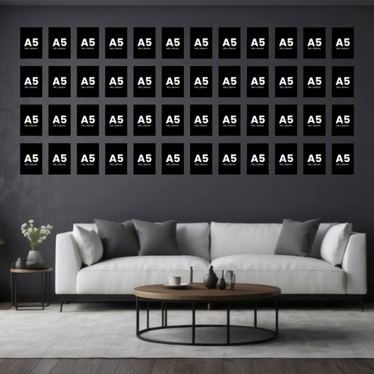 Size layout: 48 x A5 Feature canvas combo, 48 canvases