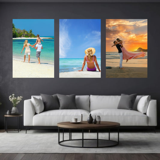 A0 Buy 1 Get 2 FREE canvases on a wall