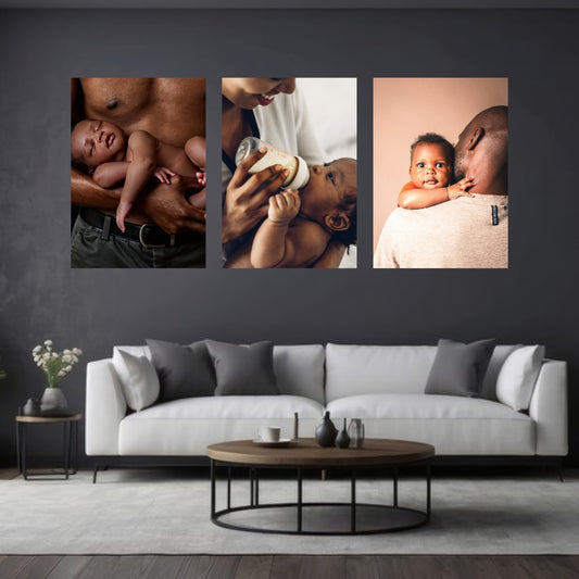 A1 Buy 1 Get 2 FREE canvases on a wall