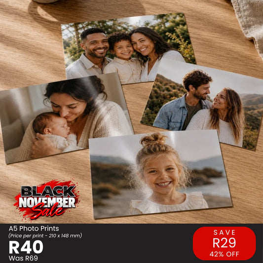 A5 Photo Prints – Black November R40