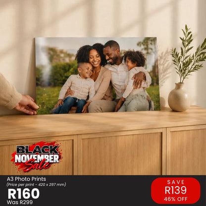 A3 Photo Prints – Black November R160