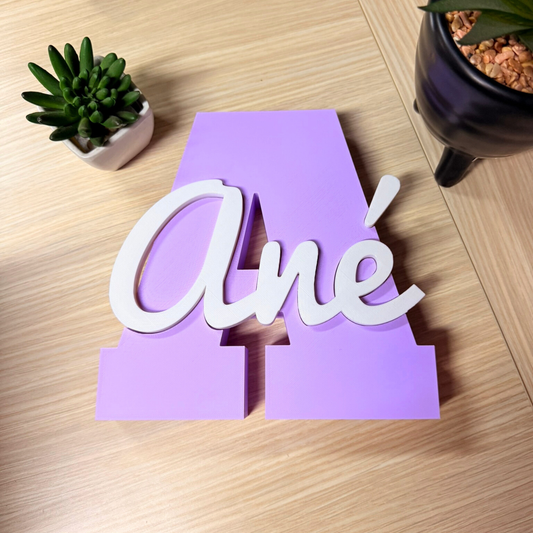 Personalised 3D Name Sign