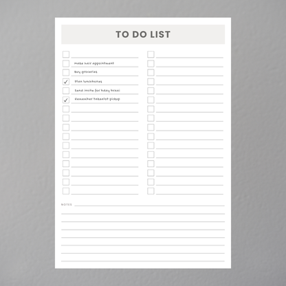 Magnetic To-Do List - A4