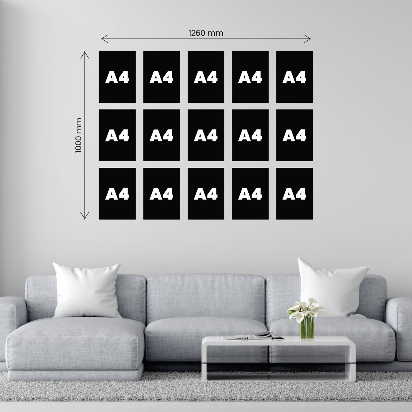 15 x A4 Feature Canvas Combo