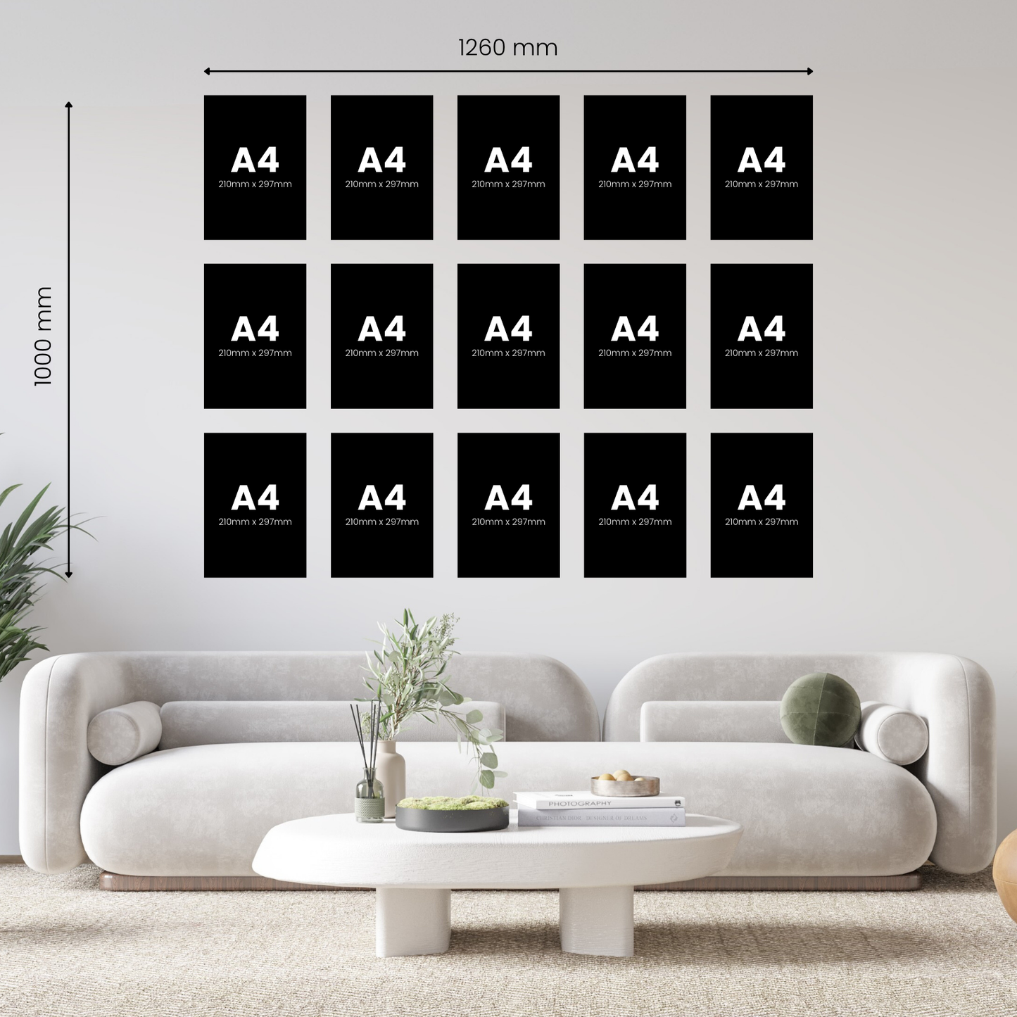 15 x A4 Feature Canvas Combo