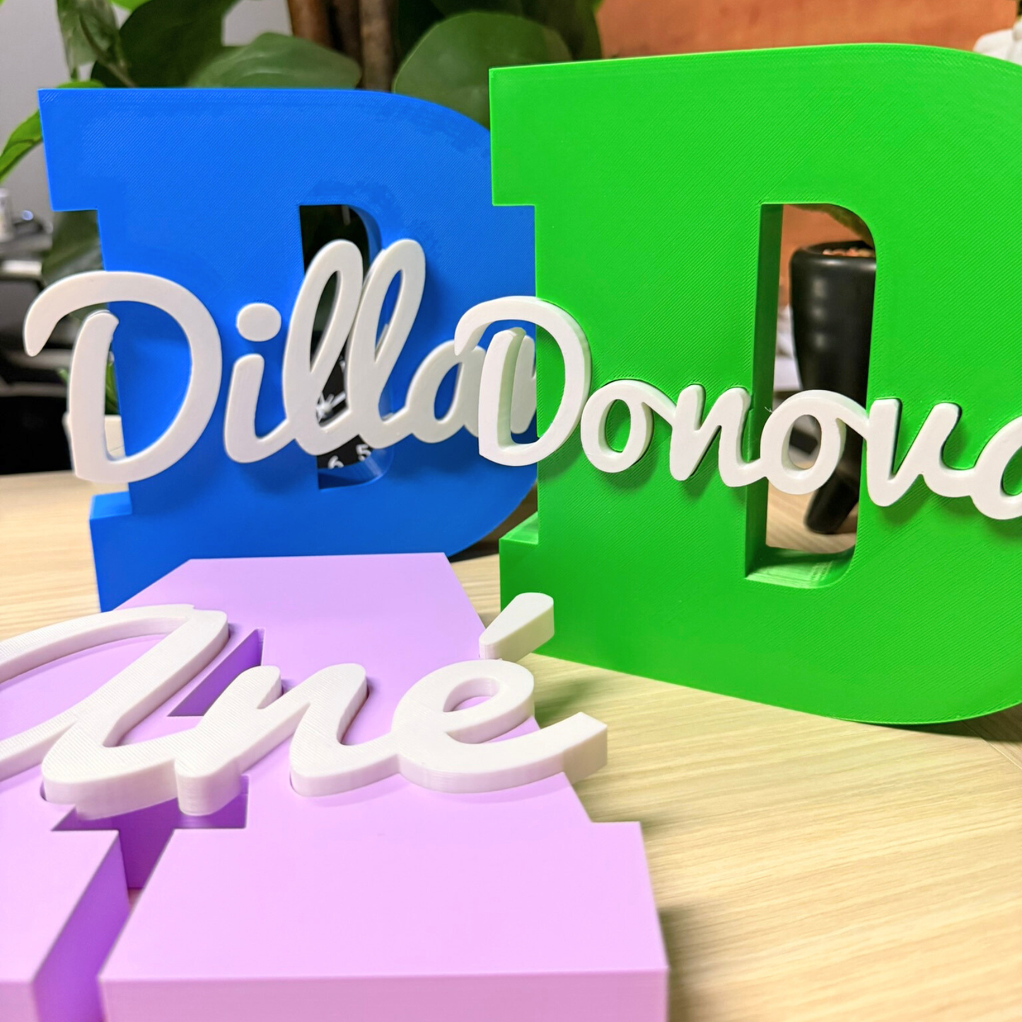 Personalised 3D Name Sign
