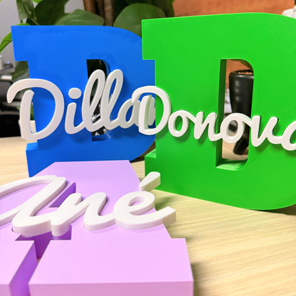 Personalised 3D Name Sign
