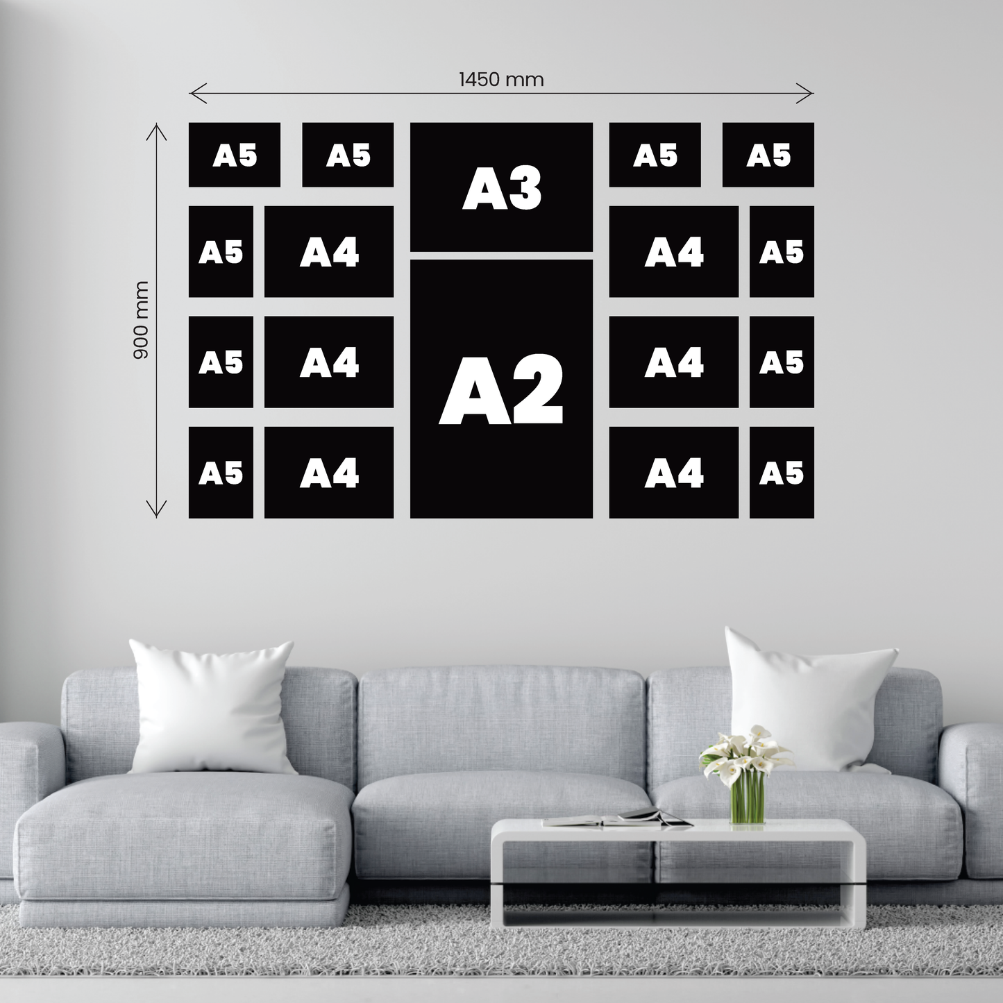 18 Piece Showcase Statement Canvas Combo