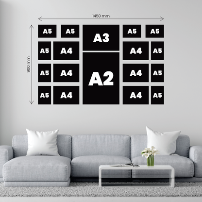 18 Piece Showcase Statement Canvas Combo