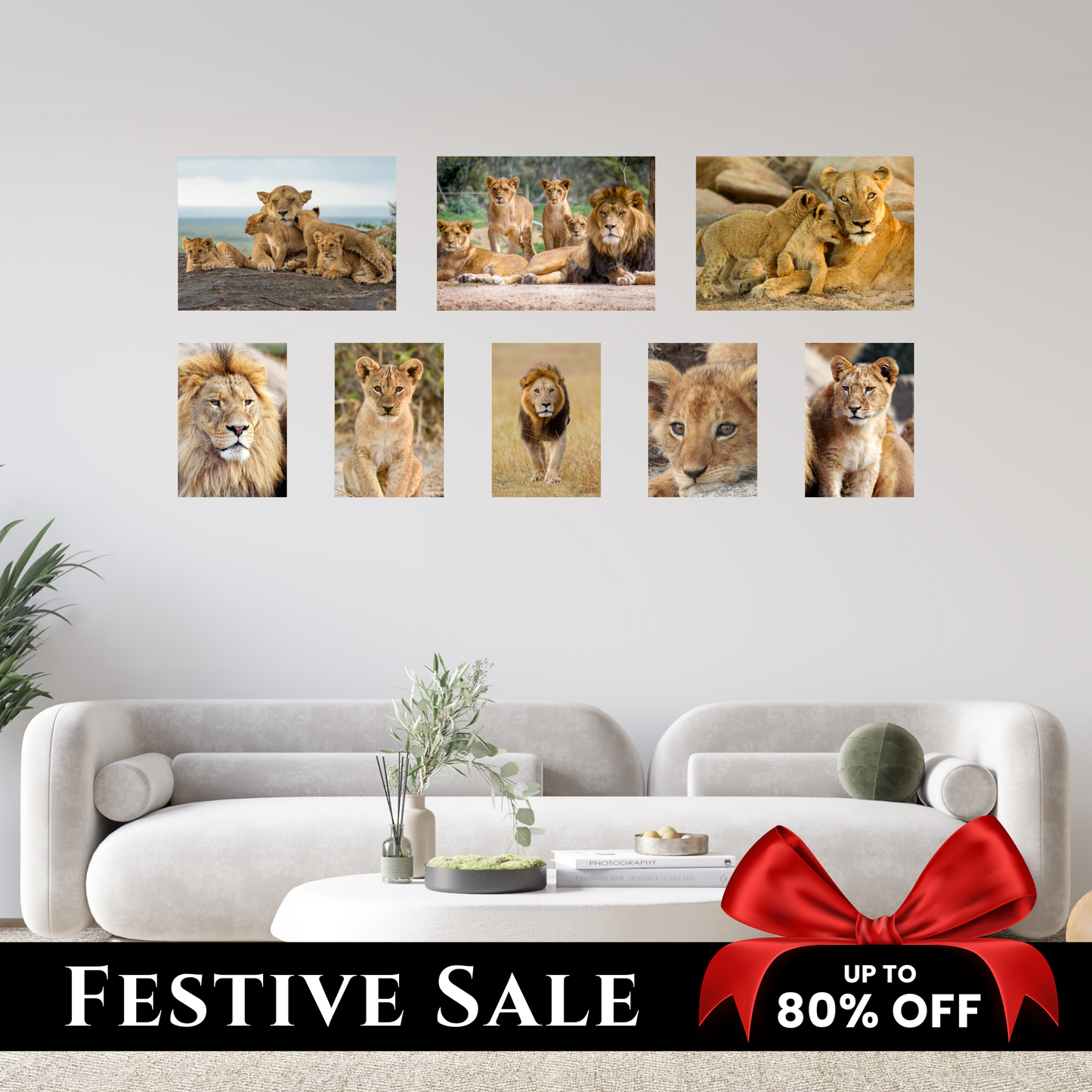 8 Piece Small Feature Canvas Combo